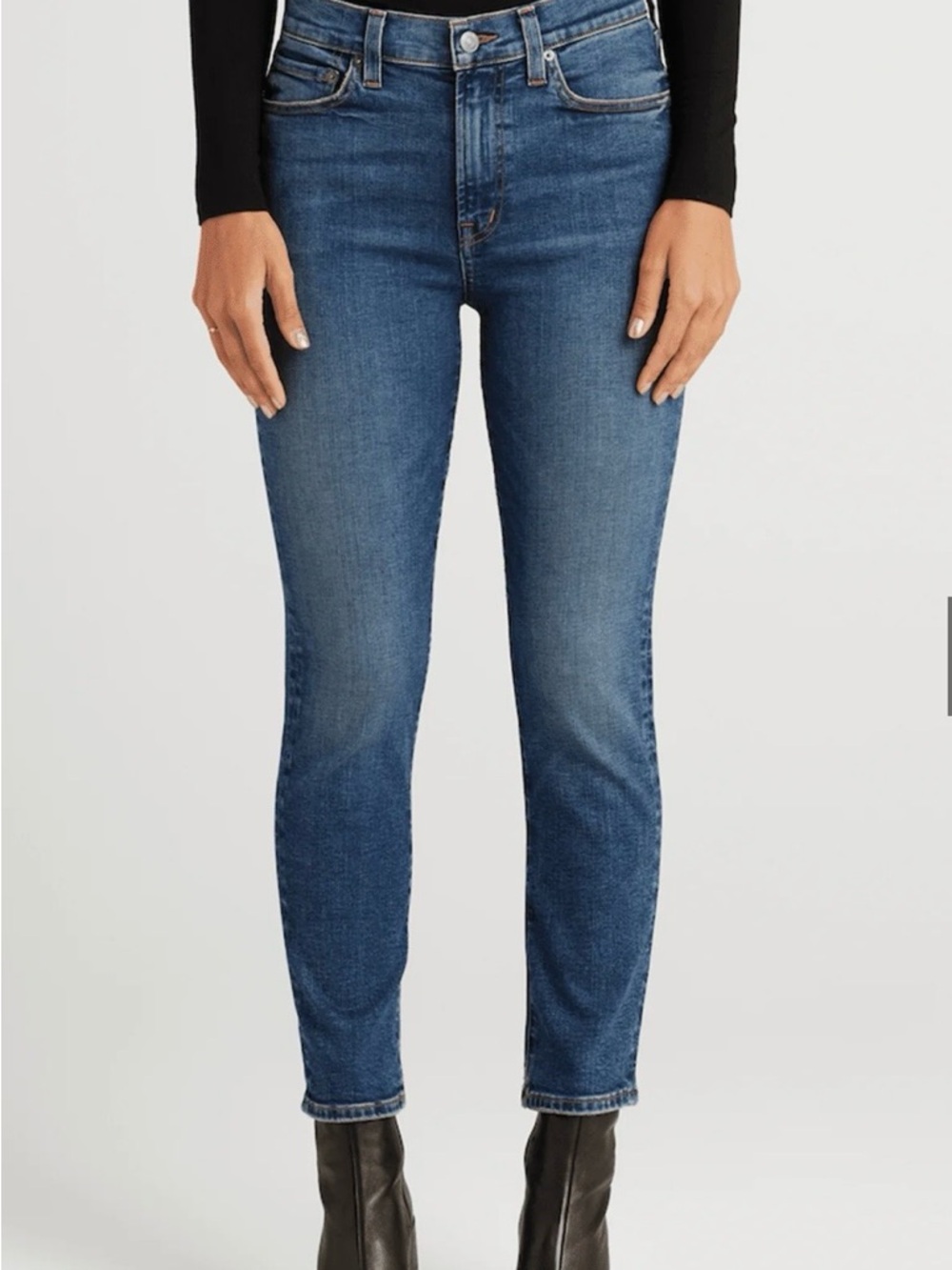 EDWIN Bree In Abbot Classic Mid-Rise Blue Skinny Jeans - Women Sz 25